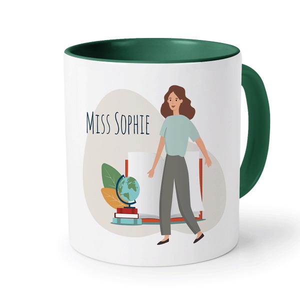 Mug couleur vert impérial