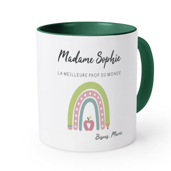 Mug couleur vert impérial