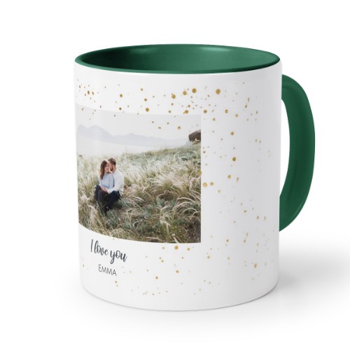 Mugg med fÀrg Mörkgrön Mugg med fÀrg Mörkgrön