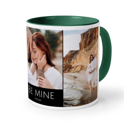 Farbige Tasse dunkelgrün