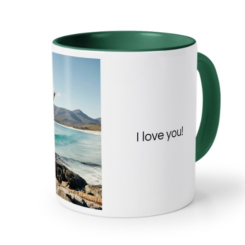 Mugg med fÀrg Mörkgrön Mugg med fÀrg Mörkgrön