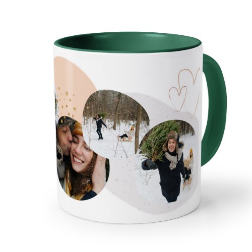 Mugg med färg Mörkgrön