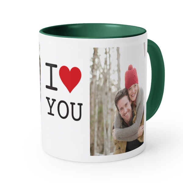 Farbige Tasse dunkelgrün Farbige Tasse dunkelgrün