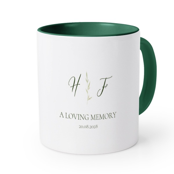 Mug couleur vert impérial