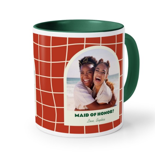 Mugg med färg Mörkgrön