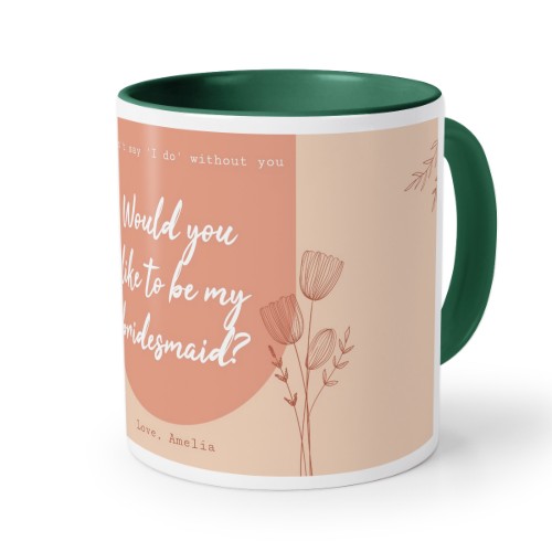 Farget krus Mørkegrønn Farget krus Mørkegrønn