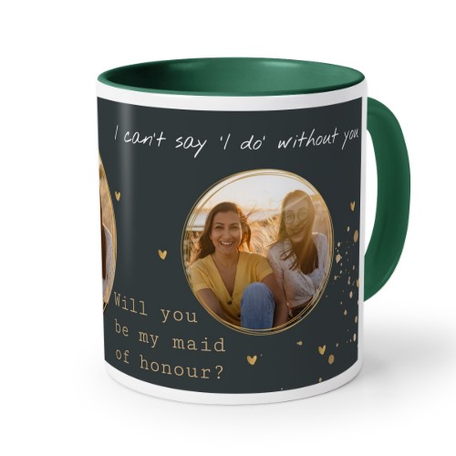 Värillinen muki Tummanvihreä Värillinen muki Tummanvihreä