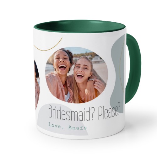 Farget krus Mørkegrønn