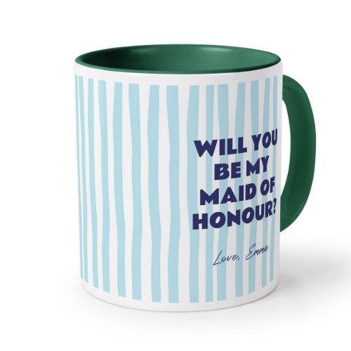 Mugg med fÀrg Mörkgrön Mugg med fÀrg Mörkgrön