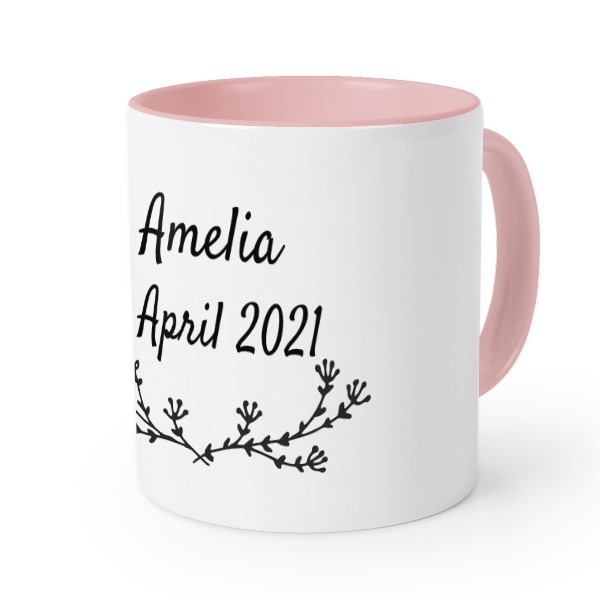 Coloured Mug Pink