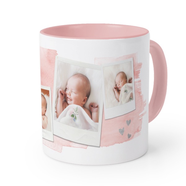 Mugg med färg Rosa