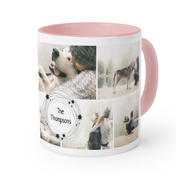 Farbige Tasse Rosa