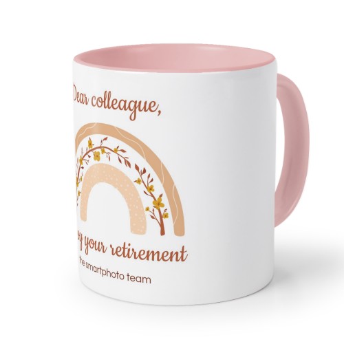 Farbige Tasse Rosa Farbige Tasse Rosa