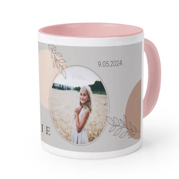 Farbige Tasse Rosa