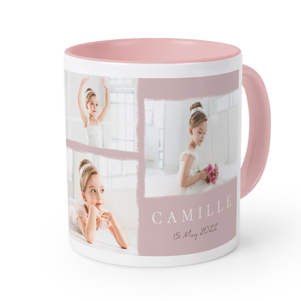 Farbige Tasse Rosa