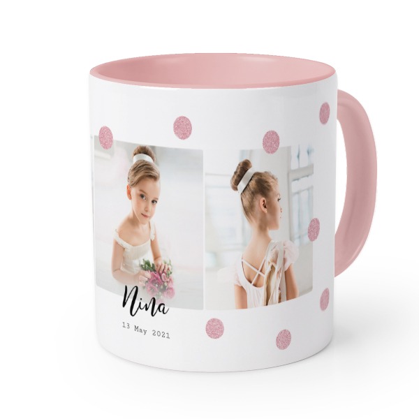 Farbige Tasse Rosa