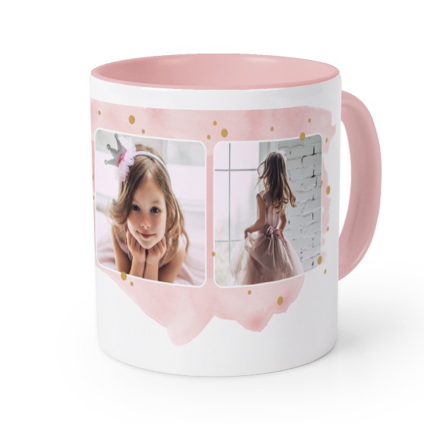 Farbige Tasse Rosa