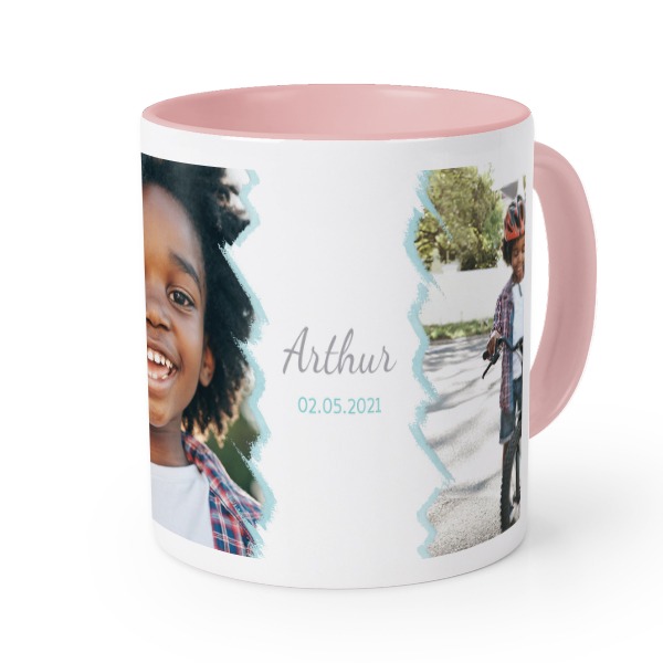 Mugg med färg Rosa Mugg med färg Rosa