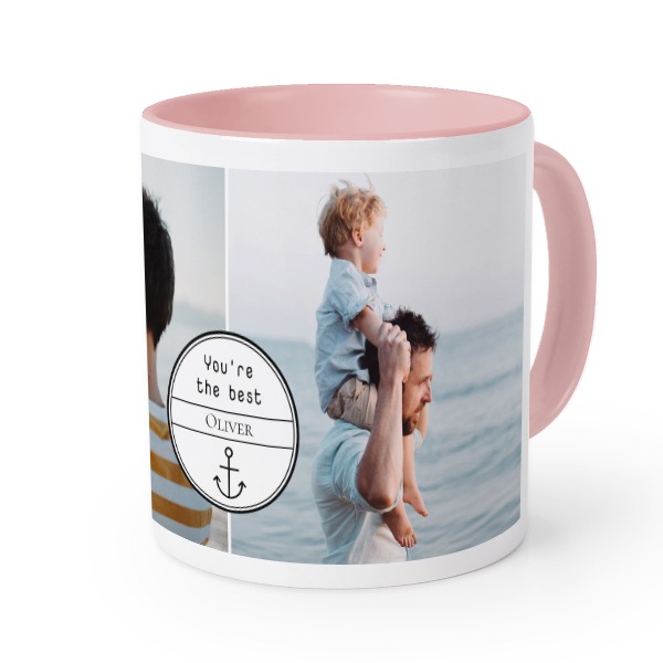 Farbige Tasse Rosa