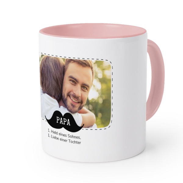 Farbige Tasse Rosa