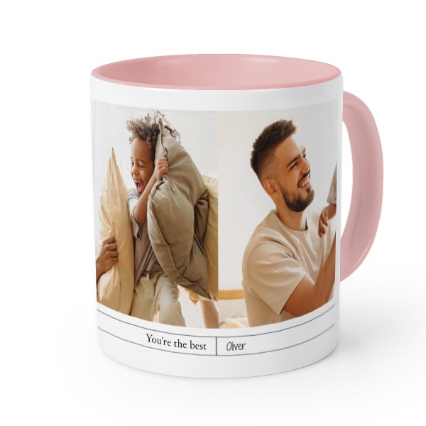 Farbige Tasse Rosa