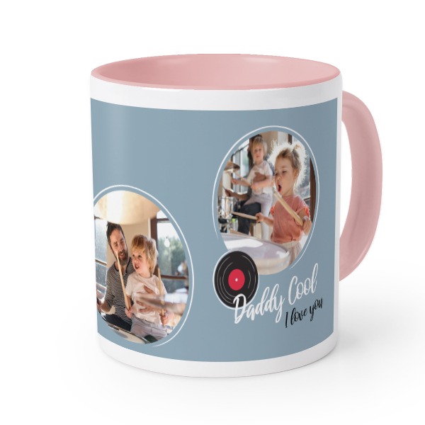 Farbige Tasse Rosa