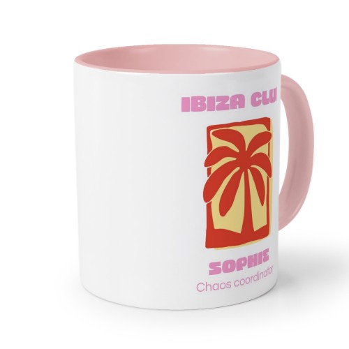 Farvet krus Lyserøde Farvet krus Lyserøde