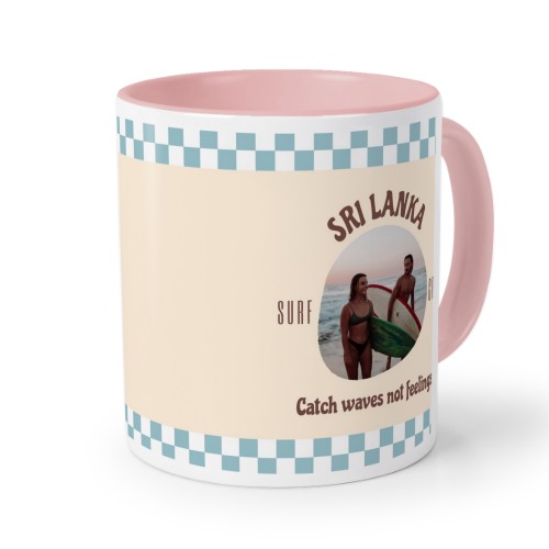 Farvet krus Lyserøde Farvet krus Lyserøde