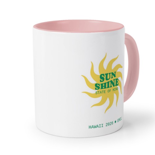 Farvet krus Lyserøde Farvet krus Lyserøde