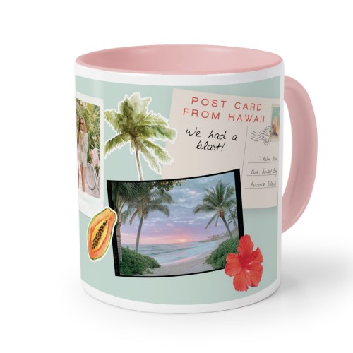 Farvet krus Lyserøde