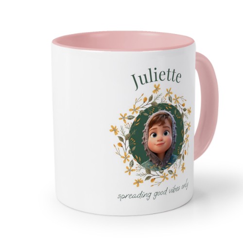 Farbige Tasse Rosa