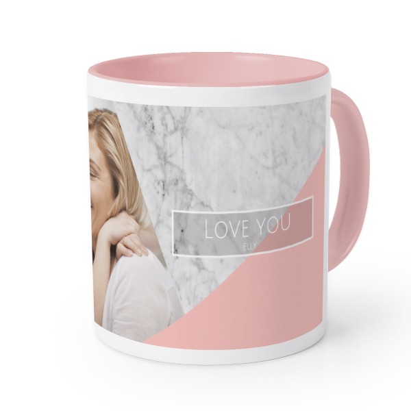 Farbige Tasse Rosa Farbige Tasse Rosa