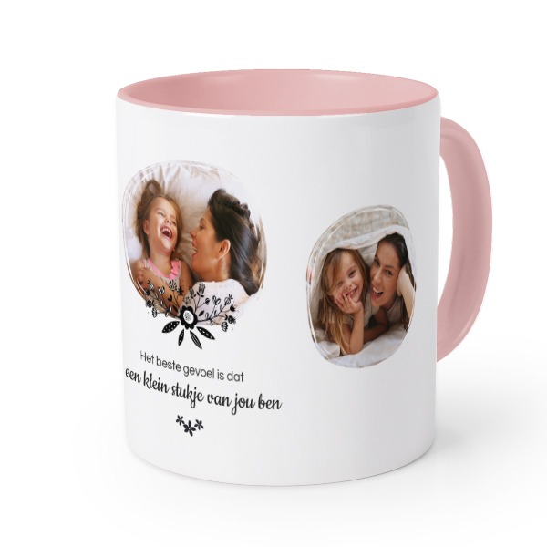 Gekleurde Mok Roze Gekleurde Mok Roze