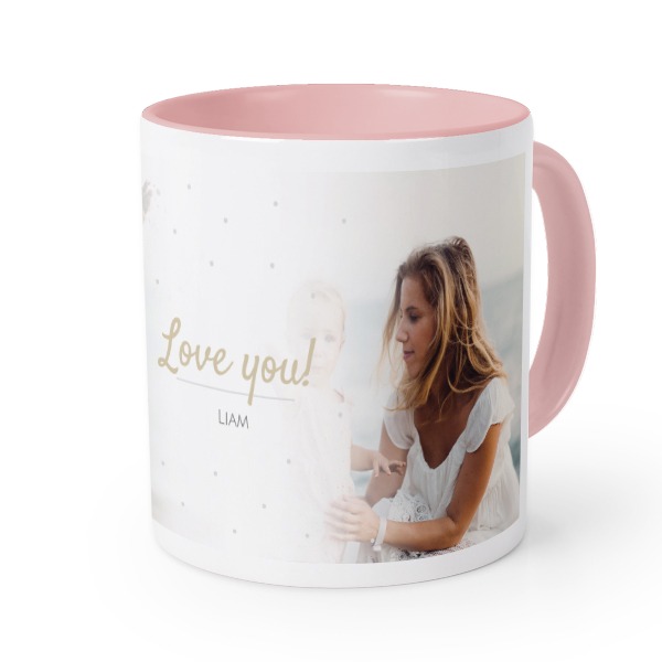 Mugg med färg Rosa Mugg med färg Rosa