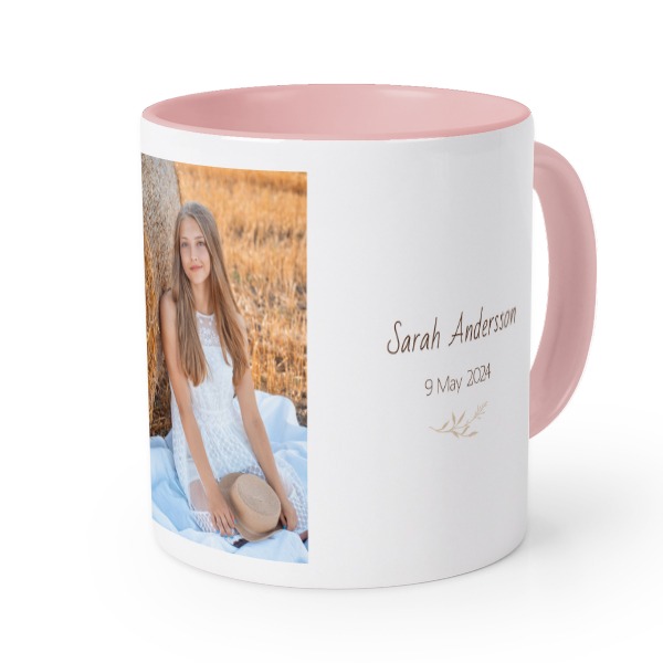Gekleurde Mok Roze Gekleurde Mok Roze