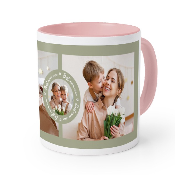 Farbige Tasse Rosa