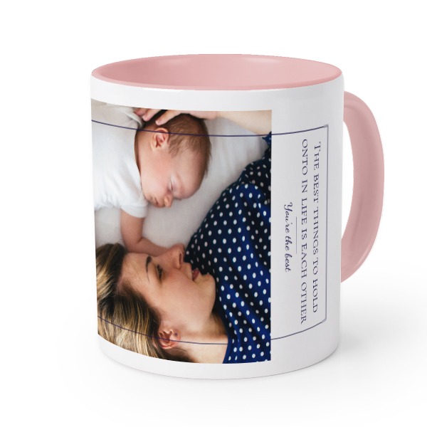 Farbige Tasse Rosa