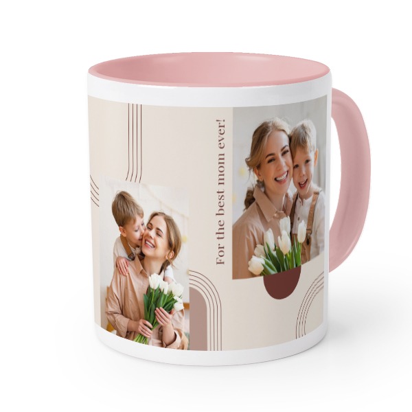 Gekleurde Mok Roze Gekleurde Mok Roze