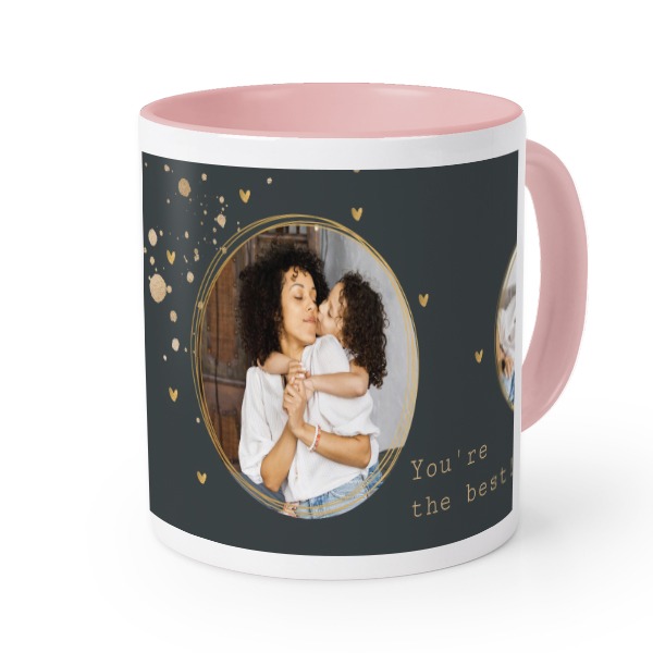 Farbige Tasse Rosa