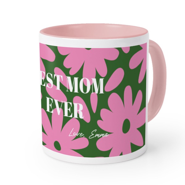 Farbige Tasse Rosa