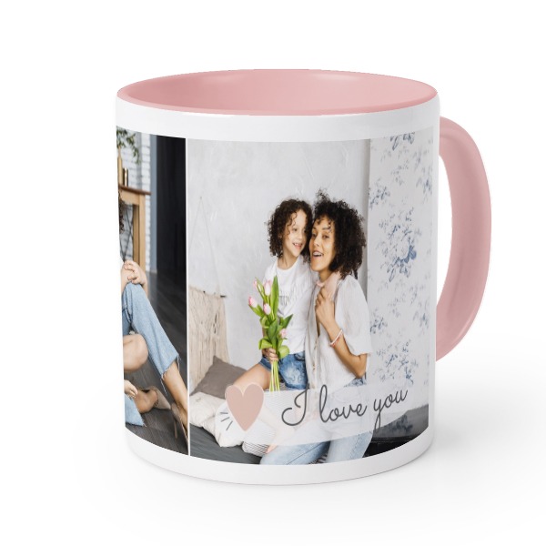 Farbige Tasse Rosa