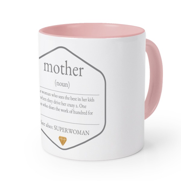 Coloured Mug Pink