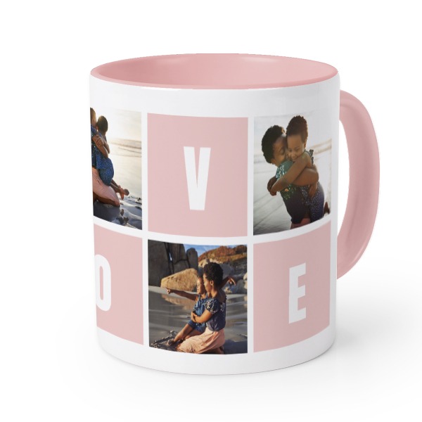 Farbige Tasse Rosa