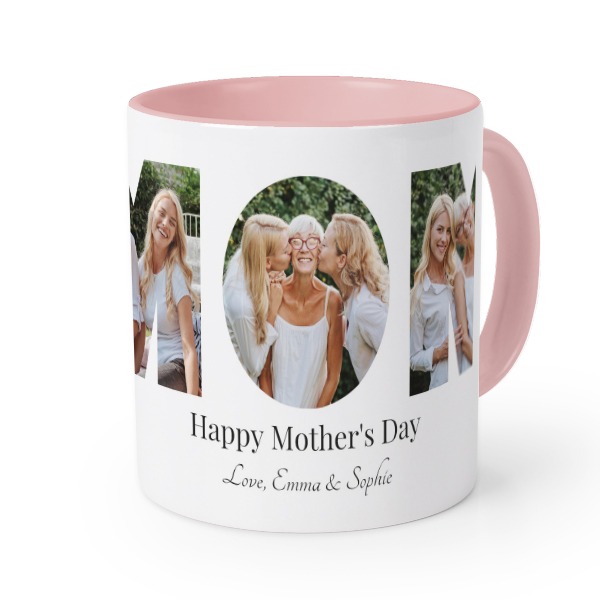 Farbige Tasse Rosa