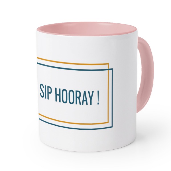 Farbige Tasse Rosa