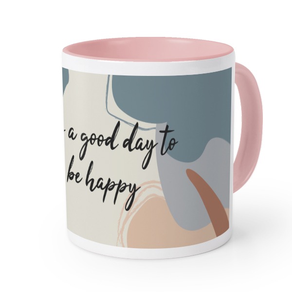 Farbige Tasse Rosa