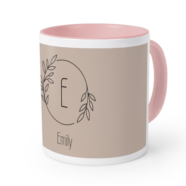 Farbige Tasse Rosa Farbige Tasse Rosa