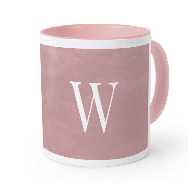 Farbige Tasse Rosa