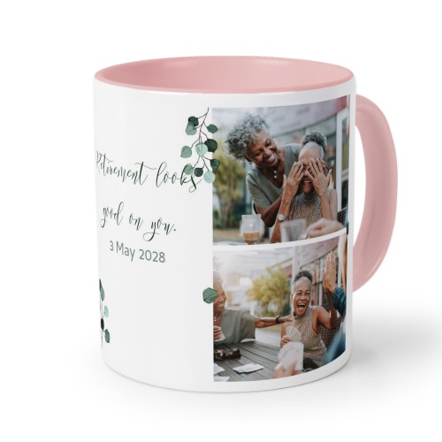 Farbige Tasse Rosa