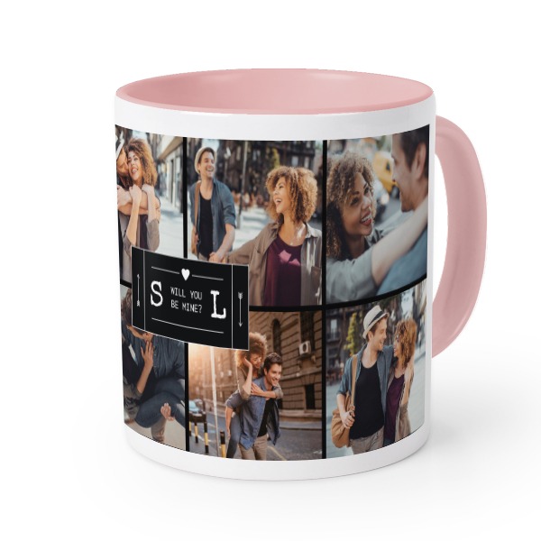 Farbige Tasse Rosa